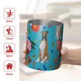 thumbnail image 5 of 12oz Coffee Tumblers Dogs with Flowers Stainless Steel Vacuum Insulated Travel Tumbler Coffee Cups Mug with Lid and Straw with Cleaning Brush for Cold & Hot Drinks, 5 of 5