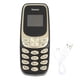 thumbnail image 1 of Le plus petit téléphone portable Bluetooth avec double carte SIM GSM 2G débloqué, mini téléphone portable pour enfants et étudiants, noir et or, 1 of 4