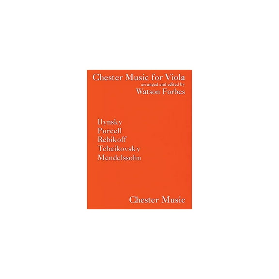 Chester Music Chester Music for Viola (Viola and Piano Accompanimnet) Music Sales America Series