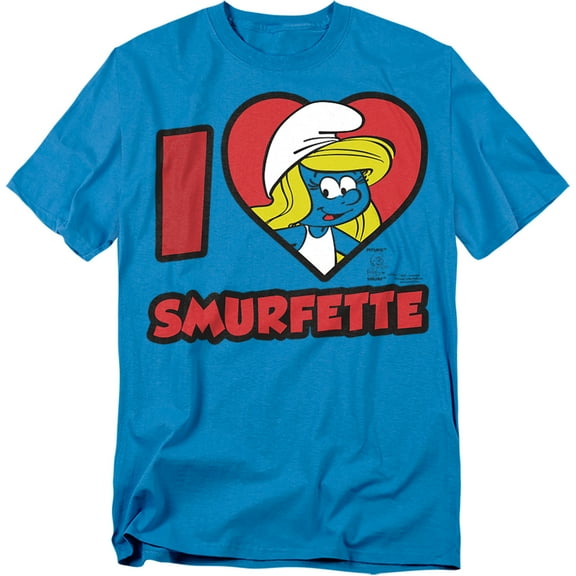 Smurfs T-Shirt I Love Smurfette Unisex Graphic Tee For Men & Women
