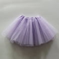 thumbnail image 2 of Godom Toddler Girls Tutu Skirt 3T-8T 3-Layer Tulle Elastic Waist Ballet Dance Costume Party Dress,Light Purple, 2 of 4