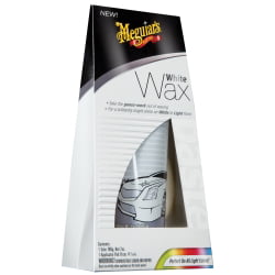 Meguiar’s White Wax – White Car Wax Creates Brilliant Reflections, Gloss and Shine – G6107, 7