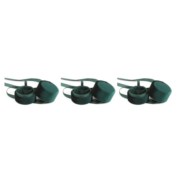 Minnieouse Caja de anillo de boda, soporte de almacenamiento para collar, pendientes, pulseras, organizador, ceremonia, joyería, decoración, caja colgante Caja Colgante Verde 3piezas Minnieouse CBP183822