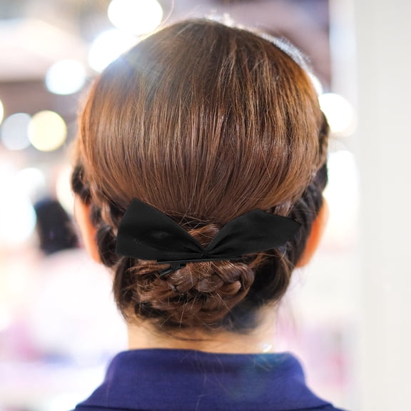 LOLIPPYY 3Pairs Big Bow Hair Clips in Assorted Colors Satin Material for Secure Hair Styling