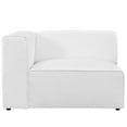 thumbnail image 5 of Modway Mingle Modern Style Polyester Fabric Left-Facing Sofa Chair in White, 5 of 5