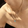 thumbnail image 1 of Collar Con Colgante De Mal De Ojo Y Elegante Cadena Torcida Xtellar doardo, 1 of 4