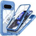thumbnail image 1 of Magnetic Case for Google Pixel 10 Pro XL 6.8" Compatible MagSafe, 360 Degree Full Cover Built-in Screen Protector and Camera Protector,Full Body Phone Cover, 1 of 5