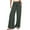 Green1, variant on yunLCZ Pants for Women High Waisted Linen Pants Women Summer Wide Leg Pants Drawstring Elastic Waist Pants High Waisted Pants Casual Beach Trousers