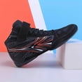 thumbnail image 2 of Sneakers, Ultra-cool High-top Training Shoes with a Combination of Microfiber and Breathable Mesh, Featuring a Non-slip, Wear- Outsole for Boxing and Wrestling, 2 of 7