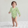 thumbnail image 4 of Xecao Cute Frog2 Print Baby unisex-baby Cotton Long-sleeve Bodysuits-3 Months, 4 of 6