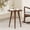 Walnut, variant on Bessie Faux Wood and Rubberwood End Table, Natural Oak