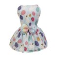 thumbnail image 2 of Meggemo Size M Easter Puppy Clothes Egg Bunny Themed Pet Summer Outfit Cute Soft Fabric For Small Medium Dogs Festive Holiday Pet Decor, 2 of 6
