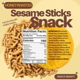 thumbnail image 3 of SweetGourmet Honey Roasted Sesame Sticks, Crunchy Heart-Healthy Snack, 3 Pound Bulk Bag, Kosher, No Preservatives, 3 of 9