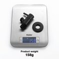 thumbnail image 3 of 1/2" x 1/2" BSP Black Powder Coated Brass Ceramic Water Angled Modern Basin Sink, 3 of 5