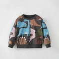 thumbnail image 2 of MEZZALL Boys Hoodies Sweatshirts Dinosaur Print Pullover Long Sleeve Casual Kids Tops For Toddler Boys Soft Comfortable Loose Fit Fall Winter Spring Outerwear Soft Clothing, 2 of 8