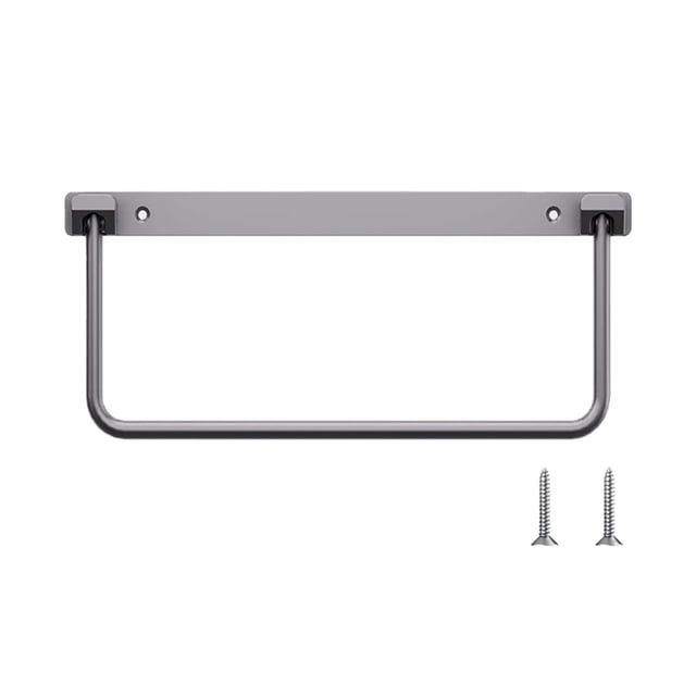 Práctica solución de almacenamiento de zapatos para vehículos recreativos, estante plegable de aluminio para montaje en pared.