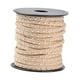 thumbnail image 2 of Cordón de gamuza sintética con tachuelas, tira de 20 yardas (0,20 pulgadas), microfibra, ideal para coser y abalorios, para vestidos, decoraciones y Beige plateado, 2 of 9