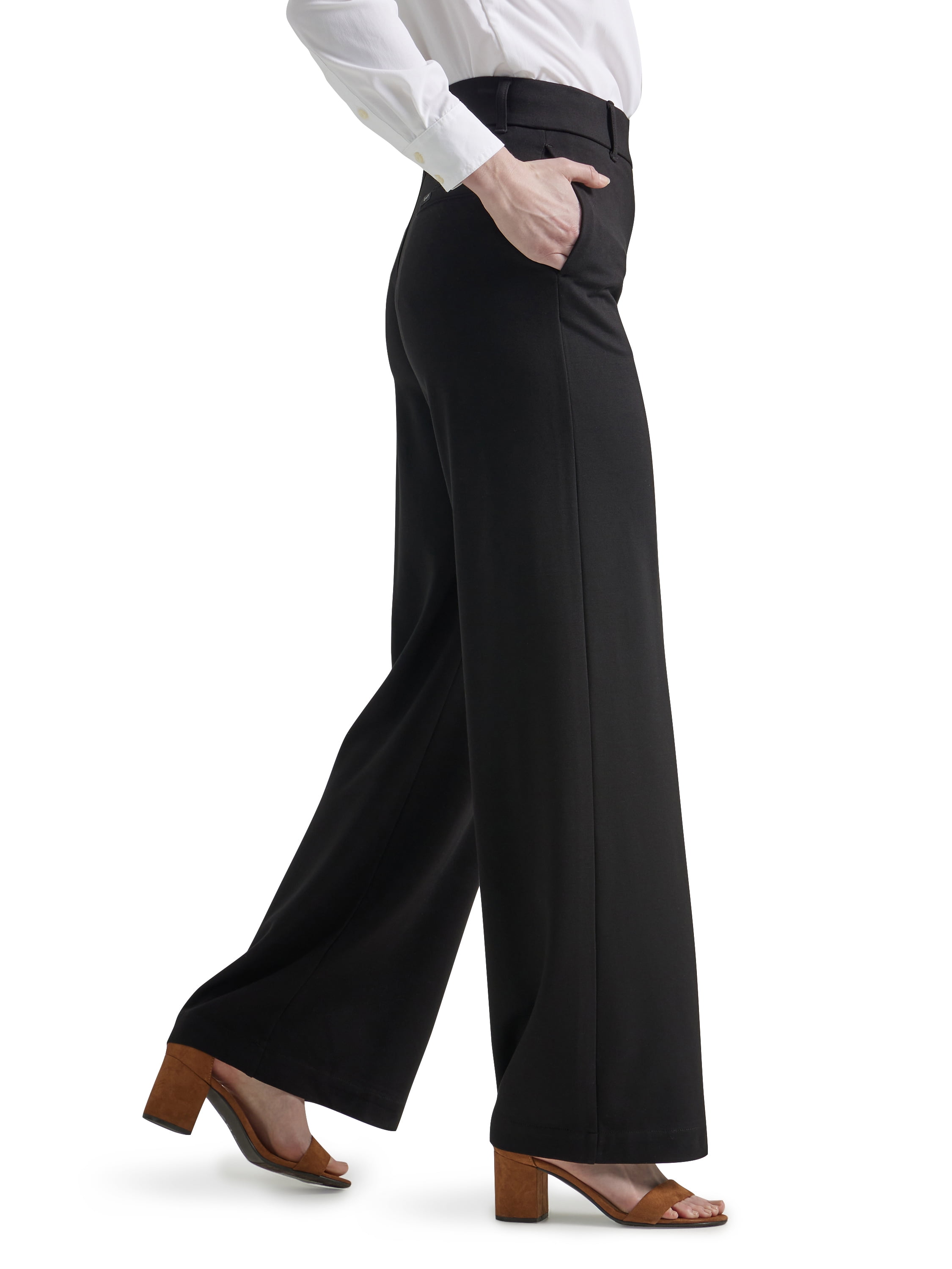 Lee® Women's Pull-On Comfort Waist A-Line Knit Pant 