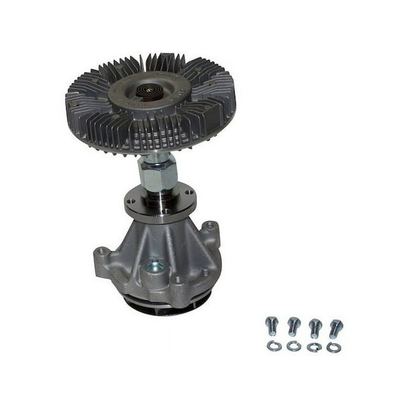 Engine Water Pump with Fan Clutch - Compatible with 1997 - 2004 Ford F-150 1998 1999 2000 2001 2002 2003