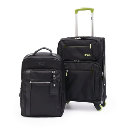 International Carry On - iFLY Accent Carry On Luggage and Blaze Backpack Bundle