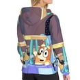 thumbnail image 4 of Lsque Bluey Pattern Casual Women's Hoodie,Hooded Sweatshirt with Kangaroo Pocket,Pullover Hoodie with Eye-catching Drawstrings-Small, 4 of 8