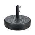 thumbnail image 1 of Soporte para sombrilla de patio Simple Deluxe de 20 pulgadas, negro, 1 of 7
