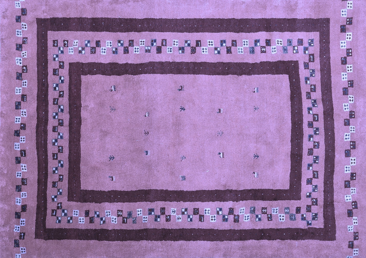 Ahgly Company Machine Washable Indoor Rectangle Abstract Blue ...