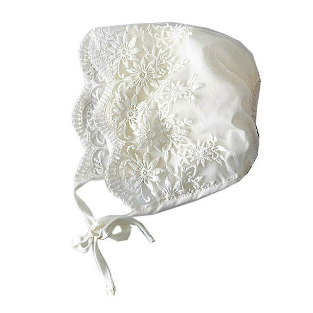 Summer Baby Hat Infant Baby Girl for Sun Hat with Embroidery Flowers Lace Cotton Kids Summer Hat Toddler Girls Hat