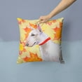 thumbnail image 2 of Bull Terrier Fall Fabric Decorative Pillow BB9954PW1414, 2 of 4