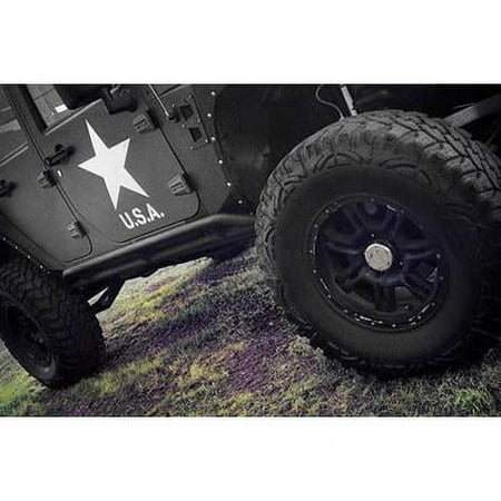 Smittybilt Rock Crawler Rocker Guards (Black) - 76644 Fits select: 2015-2018 JEEP WRANGLER UNLIMITED, 2012-2014 JEEP WRANGLER