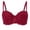 Red, variant on Ohufall Bras for Women Solid Color Soft Seamless Brasieres Push Up Spaghetti Strap No Underwire Daliy Bras Gifts for Women