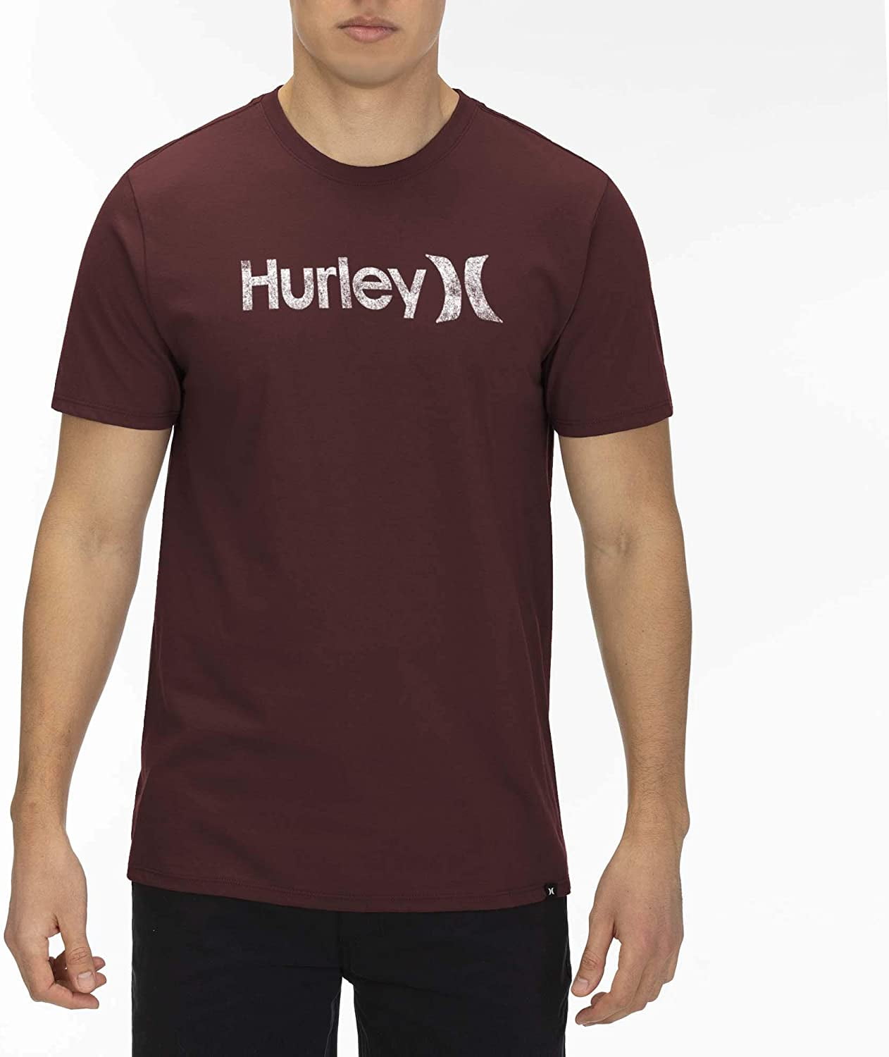 Hurley Mens One and Only Push Through Tee 