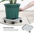 thumbnail image 3 of Shisuyan Flower Pot Tray Removable Universal Wheel Plant Flower Pot Square Base, 3 of 9