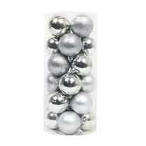 VWRXBZ Christmas Baubles Balls Xmas Tree Balls Christmas Decoration Party Ornaments Christmas Tree Balls 24 Piece Set