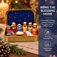 thumbnail image 6 of 3Pcs Mini Christmas Nativity Set in Tin Box – Mini Holy Family Figurines – Religious Christmas Decor Gift for Family, 6 of 8