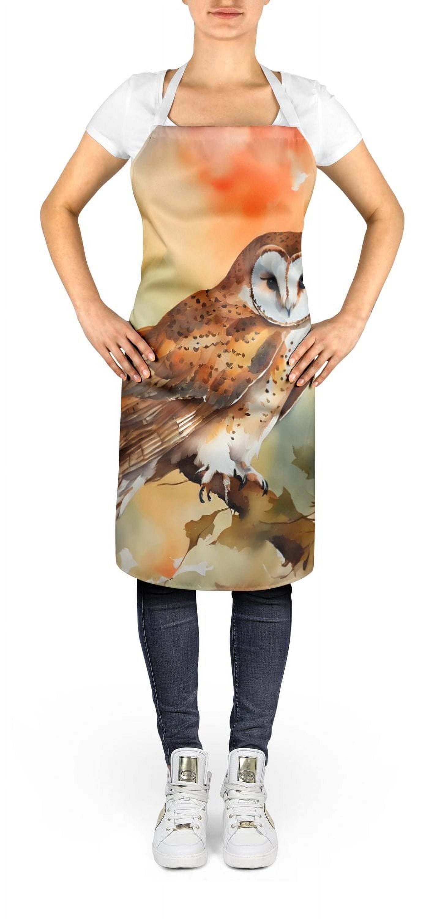 Barn Owl Apron 27 in x 30 in
