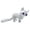 White, variant on 3D Printed Cute Cat Figurine Adorable Cartoon Animal Statue Home Desk Decoration Collectible Model Toy for Kids and Adults