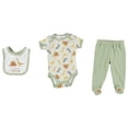thumbnail image 2 of Chick Pea Baby Boy 3 PC Footed Pant Set, Sizes Newborn-9 Months, 2 of 2