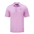 thumbnail image 2 of Men's Cutter & Buck  Pink Cincinnati Bengals Pike Eco Flora Print Recycled Polo, 2 of 3