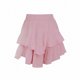 thumbnail image 5 of TaTaai Ladies High Waist Ruffle Layered Bohemian Mini Skirt Solid Color Elegant Flowy Casual Short Skirt Comfortable Polyester Golf Tennis Skort for Summer Daily Wear Sports Outings Gift, 5 of 5