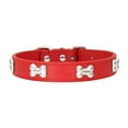 thumbnail image 4 of Youkk Stylish PU Cat Collar With Adjustable Buckles And Durable Multiple Sizes Available Dogs Collars red 1.5*37cm 5Set, 4 of 6