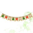 thumbnail image 3 of 2 Sets Fireplace Garland Holiday Party Bunting Banner Holiday Party Decoration Holiday Banner Bunting, 3 of 4