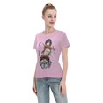thumbnail image 4 of T-Shirt Basique à Manches Courtes pour Femmes Attaquant le Géant Mikasa Ackerman, 4 of 6