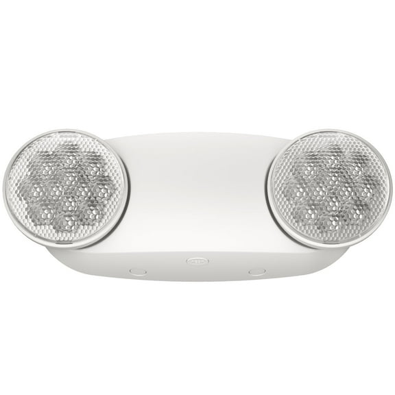 SPECTSUN 1 Pack Led Emergency Light White, Adjustable Square Head Emergency Led Light with Battery/Emergency Light Fixture.