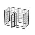 thumbnail image 2 of Anykoon 6 Panels Heavy Duty Metal Dog Playpen with Door 39.37"H Pet Exercise Fence Indoor Outdoor, 2 of 7