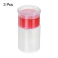 thumbnail image 3 of Uxcell 3pcs Solvent Alcohol Dispensers 60ml(2oz) Push Down Liquid Dispenser Pump, Red, 3 of 6