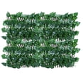 thumbnail image 2 of Valla de imitación Hoja Planta falsa Valla de hiedra Valla de patio Decoración Valla tipo extensión Abanopi 0.4 m de hoja perenne, 2 of 7