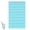 Blue, variant on 100 Pack Reusable Striped Hard Plastic Straight Straws, 23cm Rainbow Spiral Drinking Straws for Cold Beverage Party