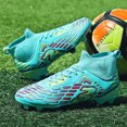 thumbnail image 3 of Zapatos de fútbol FG para hombre, botas de fútbol, tacos, zapatos deportivos al aire libre, zapatos de entrenamiento, partido, ultraligero, antideslizante, nuevo, suave, 3 of 5
