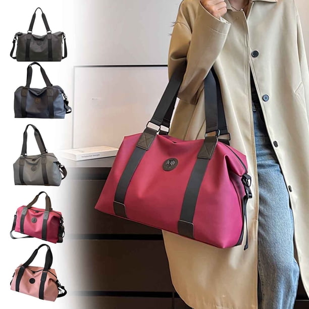 Xihbxyly Nuevo Bolso Bandolera de Gran Capacidad, Plegable, con Múltiples Compartimentos para Organizar Tu Equipaje, con Separación de Ropa Húmeda y Seca, Ligero y Duradero, Ideal para Viajes de 3 a